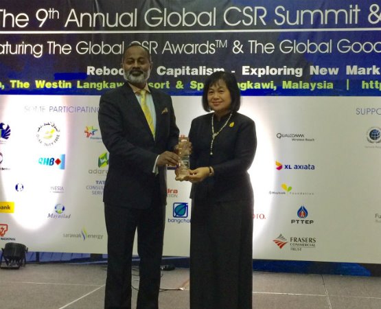 Bangchak received 3 awards at Global CSR Summit 2017