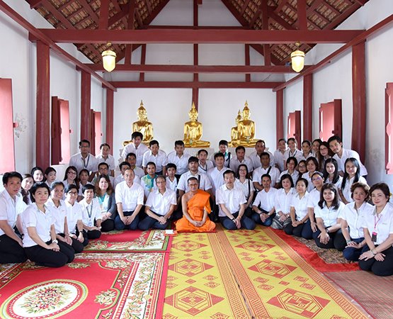 บางจากฯ ทำบุญฉลองพระพุทธรูป - ทอดผ้าป่า