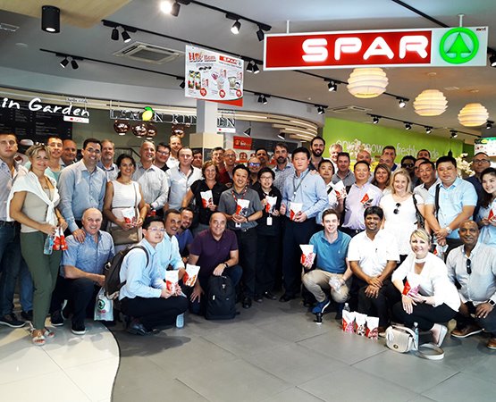 ต่างชาติเยี่ยมชม SPAR ปั๊มบางจาก