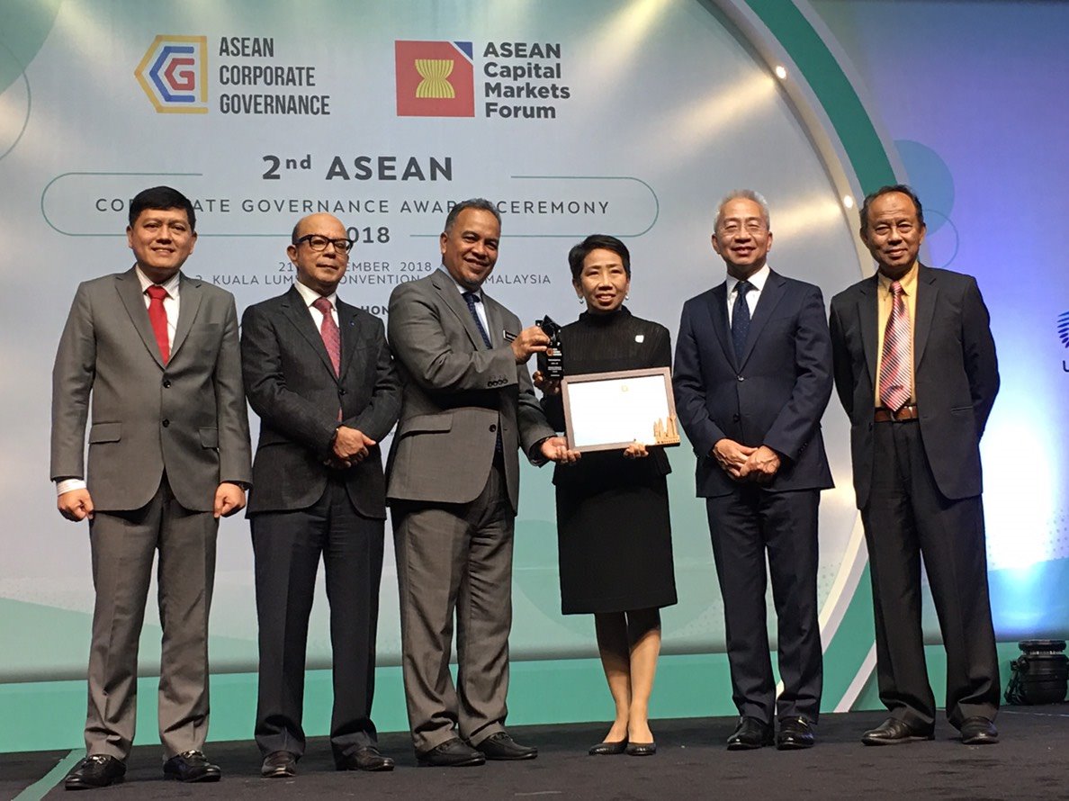 BCP Receives 2nd ASEAN Corporate Governance Award (Top 50 ASEAN PLCs)