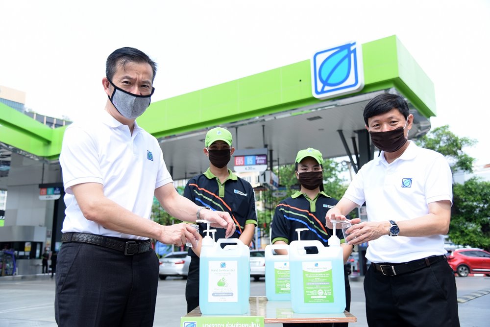 Bangchak is Set to Launch Thailand’s First Free Alcohol-Gel Refilling at Service Stations; Initiative to Start at Outlets in Greater Bangkok First from Mar 23