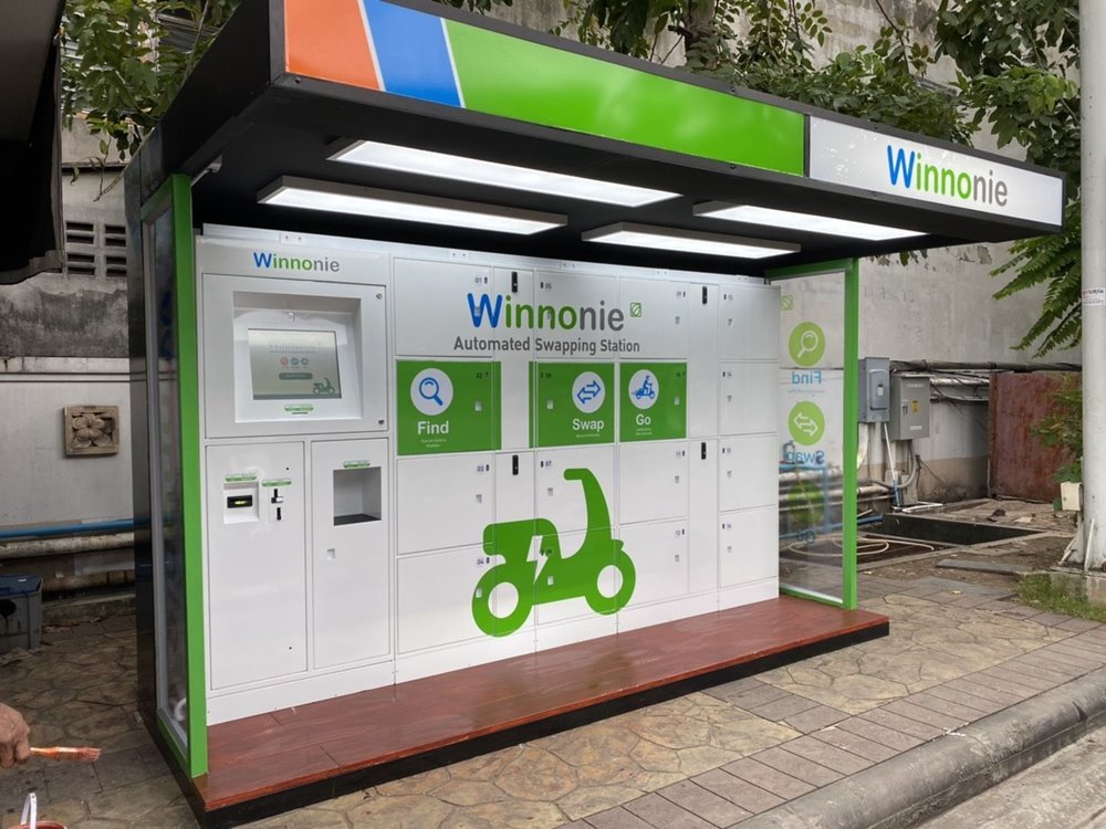 Winnonie debuts automatic battery swapping station Expanding service coverage, targeting to reduce Carbon Emissions by 75 tons per year