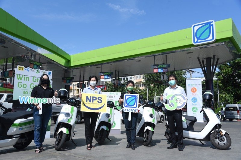 Bangchak Delivers Winnonie EV Bikes to JS100’s “Win Green Go Green” Project