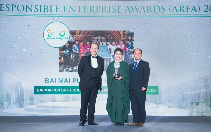 Bai Mai Pun Suk Foundation by Bangchak Corporation Wins Social Empowerment Category at Asia Responsible Enterprise Awards (AREA) 2023