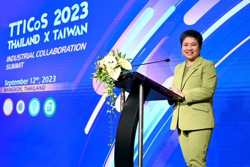 Bangchak Executive Delivers a Keynote Address at the 2023 Thailand – Taiwan Industrial Collaboration Summit (TTICoS)