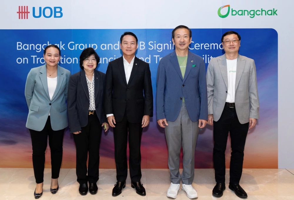 UOB Bank Supports Bangchak Group’s Energy Transition with Credit Facilities and Working Capital through Transition Finance