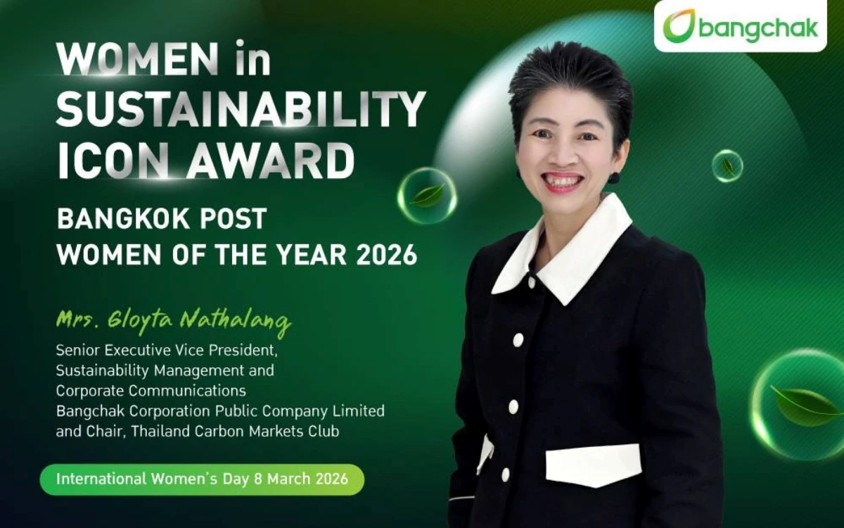 Bangchak Executive Recognized with the “Women in Sustainability Icon Award” Bangkok Post Women of the Year 2026